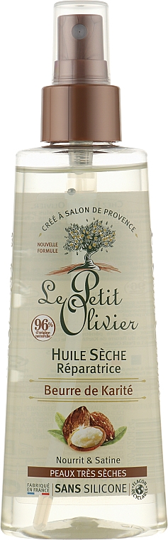 Trockenes Öl mit Sheabutter - Le Petit Olivier Shea Butter