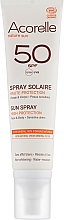 Bio Sonnenschutzspray für empfindliche Haut SPF 50 Acorelle Sun Spray High Protection Sensitive Skins