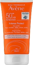 Αντηλιακό ενυδατικό Fluid SPF 50+ Avene Sun Intense Protect SPF 50+