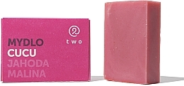 Σαπούνι βατόμουρο-φράουλα Two Cosmetics Cucu Solid Soap with Shea Butter