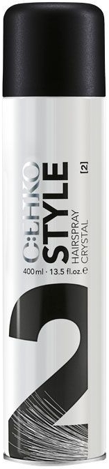 Lak na vlasy "Crystal" s extraktem z liči, normální fixace - C:EHKO Style Hairspray Crystal