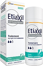 Antiperspirant- mléko s dlouhodobým účinkem pro citlivou pokožku rukou a nohou Etiaxil Antiperspirant Treatment Sensitive Skin Lotion