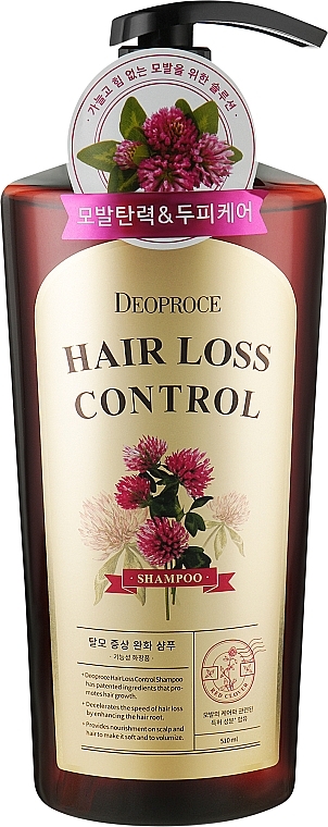 Champú anticaída de cabello con extracto de té verde - Deoproce Hair Loss Control Shampoo