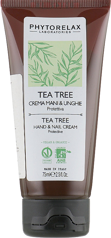 Crema de manos con aceite de árbol de té - Phytorelax Laboratories Tea Tree Hand Cream