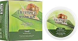 Crema reafirmante para rostro y cuerpo con baba de caracol Deoproce Natural Skin Snail Nourishing Cream