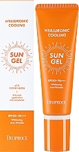 Gel corporal de protección solar con ácido hialurónico Deoproce Hyaluronic Cooling Sun Gel