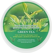 Crema de masaje corporal Deoproce Premium Deoproce Clean & Moisture Green Tea Massage Cream