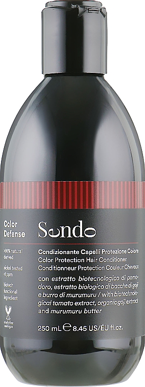 Acondicionador de cabello teñido con manteca de murumuru y extracto de bayas de goji - Sendo Color Defense Protection Hair Conditioner