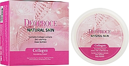 Crema facial regeneradora antiedad con colágeno, ácido hialurónico y vitamina E Deoproce Natural Skin Collagen Nourishing Cream