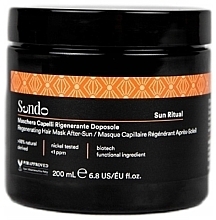 Mascarilla capilar revitalizante aftersun Sendo Sun Ritual Regenerating Hair Mask After-Sun