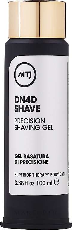 Gel à raser à l'acide hyaluronique et huile d'argan MTJ Cosmetics Superior Therapy DN4D Precision Shaving Gel