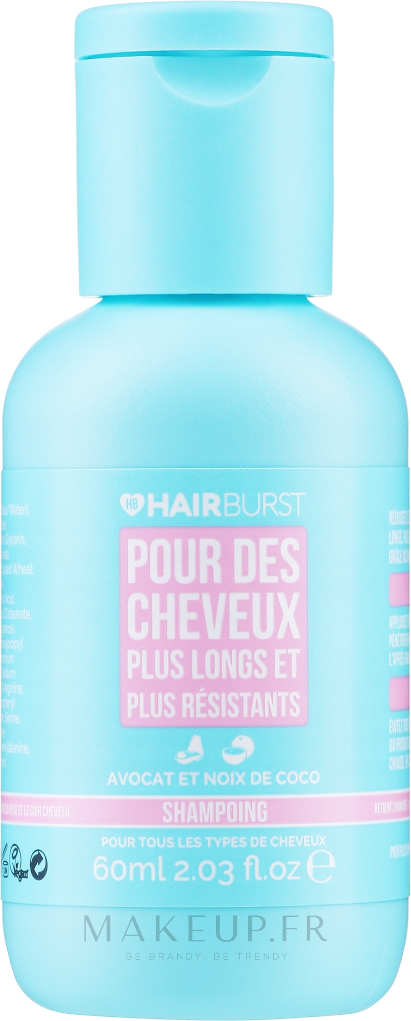 Shampooing aux protéines de blé Hairburst Longer Stronger Hair Shampoo