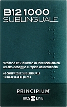 Dodatak prehrani "Vitamin B12 1000" BiosLine Principium B12 1000 Sublingual	