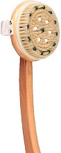 Fürdő masszázskefe 1901, fogantyúval Top Choice Wooden Brush Massager