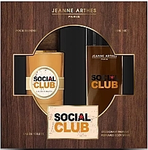 Jeanne Arthes Social Club Set per uomo (edt/100ml + deo/200ml)