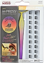 False Lash Kit Kiss ImPress Press on Falsies Kit