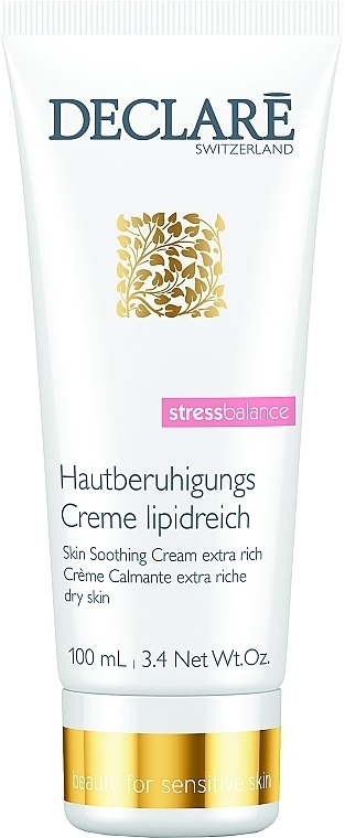 Успокаивающий питательный крем - Declare Skin Soothing Cream Extra Rich