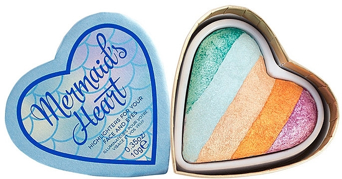 Veido ir akių hailaiteris - I Heart Revolution Mermaid's Heart Highlighter