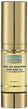 Veido serumas Moroccan Natural Gold Finest 24k Gold Serum with Rose Oil