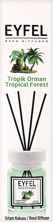 Aromāta difuzors "Tropu mežs" - Eyfel Perfume Reed Diffuser Tropic Forest