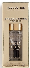 Топ для гель-лака Makeup Revolution Speed&Shine Top Coat