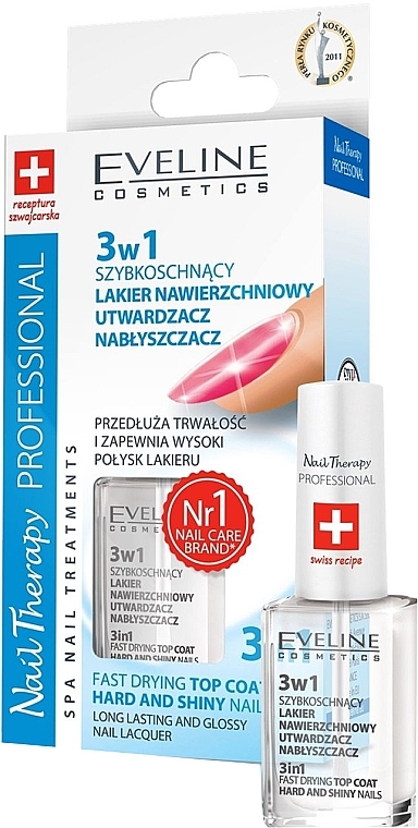 Экспресс-сушка и защитное покрытие 3в1 - Eveline Cosmetics Nail Therapy Professional