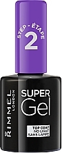 Верхнее покрытие для гель-лака Rimmel Super Gel Top Coat