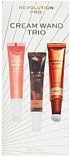 Set Revolution Pro Cream Wand Trio Light (bronz/15ml + highlighter/15ml + blush/12ml)