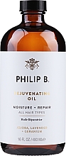 Ulei revitalizant pentru toate tipurile de păr Philip B Rejuvenating Oil Moisture + Repair All Hair Types