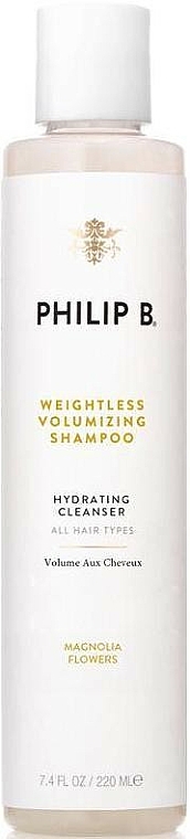 Șampon hidratant pentru volum - Philip B Weightless Volumizing Shampoo