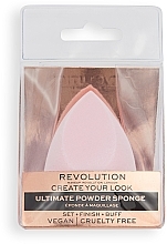 Beauty blender, ružový Makeup Revolution Create Your Look Ultimate Powder Sponge