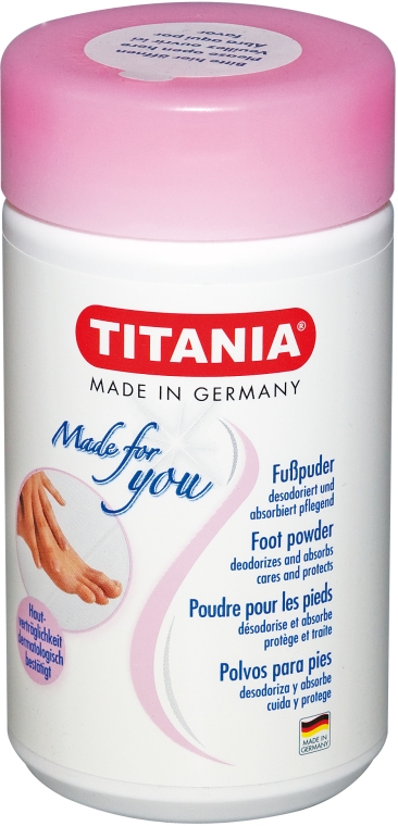 Dezodorant pre starostlivosť chodidiel - Titania Foot Powder