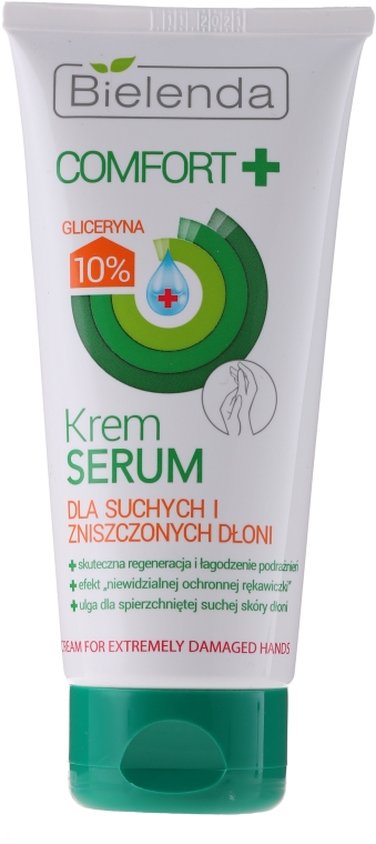 Krém pre starostlivosť o veľmi poškodené ruky - Bielenda Comfort Cream For Extremely Damaged Hand Skin