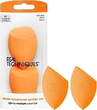 Sada špongií na nanášanie make-upu Real Techniques Miracle Complexion Sponge