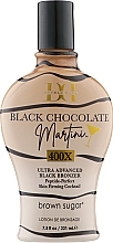 Solariumcreme mit mega dunklen Bronzern, Weizenkeimen und Peptiden Tan Incorporated Martini 400X Double Dark Black Chocolate