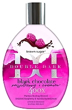 Bräunungslotion Himbeere und Schokolade Brown Sugar Double Dark Black Chocolate Raspberry Cream 400X Plateau Busting Bronzer Tanning Lotion