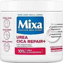 Revitalisierende Körpercreme Mixa Urea Cica Repair+ Regenerating Cream