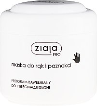 Hand- und Nagelmaske mit Rapsöl und Vitamin C Ziaja Pro Hand and Nail Mask