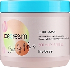 Feuchtigkeitsspendende Haarmaske für lockiges Haar Inebrya Ice Cream Curl Plus Curl Mask