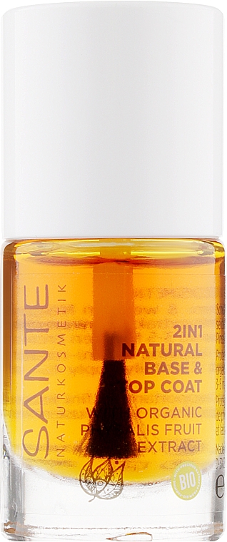 Bio-Basis und Nagellackfixierer - Sante 2-in-1 Natural Base & Top Coat