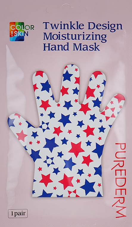 Feuchtigkeitsspendende Handmaske mit Propolis - Purederm Twinkle Design Moisturizing Hand Mask