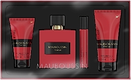 Mauboussin Pour Lui In Red Duftset (Eau de Parfum 100 ml + Duschgel 90 ml + Duschgel 50 ml + Eau de Parfum 20 ml)