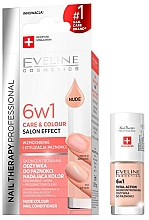 6in1 Nagelconditioner Eveline Cosmetics Nail Therapy Professional 6 in 1 Care & Color