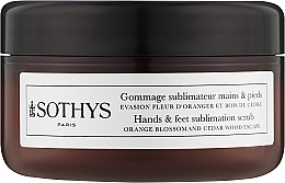 Peeling für Hände und Füße mit Orange und Zeder Sothys Hands & Feet Sublimation Scrub Orange Blossom And Cedar Wood Escape