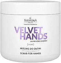 Handpeeling mit Lilien- und Fliederduft Farmona Professional Velevet Hands Scrub For Hands