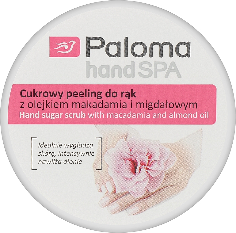 Zuckerpeeling für Hände mit Macadamia- und Mandelöl - Paloma Hand SPA 