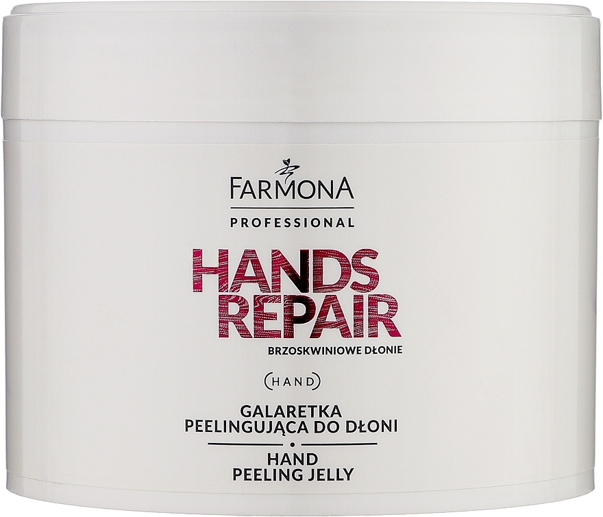 Reparierendes Handpeeling mit Pfirsichextrakt Farmona Professional Hands Repair Peach