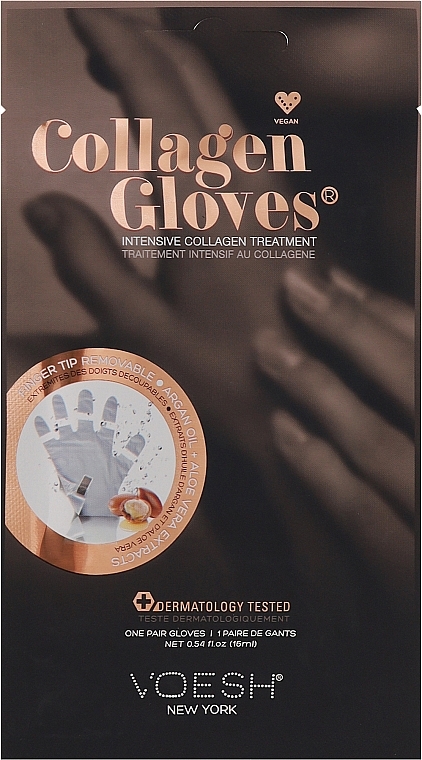 Handschuhmaske mit Kollagen, Arganöl und Sheabutter - Voesh Collagen Gloves