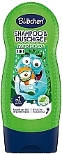 Monster Fan 2-in-1 Babyshampoo en Douchegel Bubchen Monster Fun Shampoo & Shower Gel