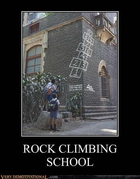 school rock climbing awesome funny - 6033337344